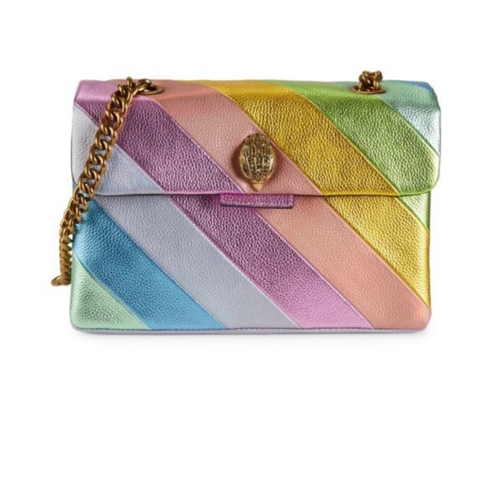 Kurt Geiger pastel rainbow Kensington bag